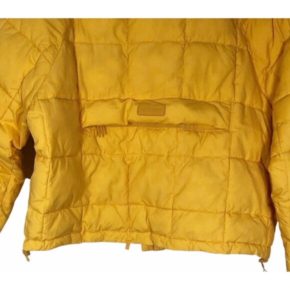Halfdays Small Nellie Packable Puffer jacket in creamsicle Golden Orange Flawed - Picture 11 of 13